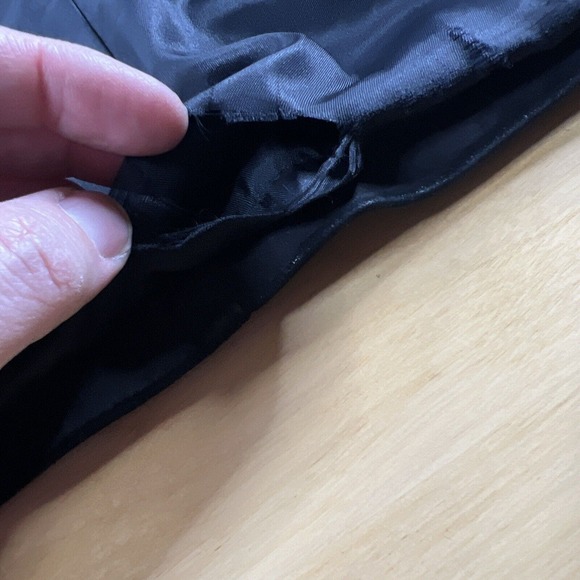 Vintage Overland Women's Black Suede Leather Jacket‎ Sz 6 Western Cocktail Fancy - Picture 11 of 13